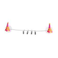 Pylones Cadres Et Albums Photos 4 Clips Ventouse Flamingo -Pêle-mêle photos Soldes 4 clips ventouse tour eiffel rose 2