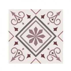 STC Stickers Muraux 6 Stickers à Carreaux De Ciment 15x15cm