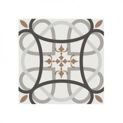 STC Stickers Muraux 6 Stickers à Carreaux De Ciment 15x15cm