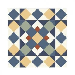 STC Stickers Muraux 6 Stickers à Carreaux De Ciment 15x15cm