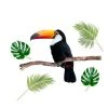 STC Stickers Muraux Adhésif Décoratif Mural Toucan 77,3x65,6cm -Pêle-mêle photos Soldes adhesif decoratif mural toucan 77 3x65 6cm