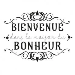 STC Stickers Muraux Autocollant Mural Bienvenue 70x20