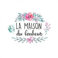 STC Stickers Muraux Autocollant Mural Maison Du Bonheur 20x70