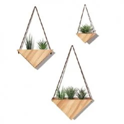 STC Stickers Muraux Autocollant Mural Suspensions En Bois 70x20