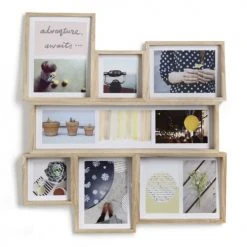 Umbra Pêle-mêle Photos Cadre Edge Multi Wall Frêne Naturel Pour 11 Photos -Pêle-mêle photos Soldes cadre edge multi wall frene naturel pour 11 photos 3