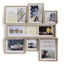 Umbra Pêle-mêle Photos Cadre Edge Multi Wall Frêne Naturel Pour 11 Photos -Pêle-mêle photos Soldes cadre edge multi wall frene naturel pour 11 photos 4