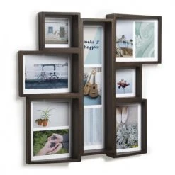 Umbra Pêle-mêle Photos Cadre Edge Multi Wall Noyer Pour 11 Photos -Pêle-mêle photos Soldes cadre edge multi wall noyer pour 11 photos 5