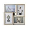 EMDE Cadres Et Albums Photos Cadre Multivues Liserés 4 Photos En Bois Blanc -Pêle-mêle photos Soldes cadre multivues liseres 4 photos en bois blanc