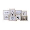 EMDE Cadres Et Albums Photos Cadre Multivues Liserés 8 Photos En Bois Blanc -Pêle-mêle photos Soldes cadre multivues liseres 8 photos en bois blanc