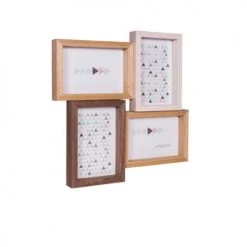 Ceanothe Cadres Et Albums Photos Cadre Photo Multivues 4 Vues Bois Reconstitué 32x32cm -Pêle-mêle photos Soldes cadre photo multivues 4 vues bois reconstitue 32x32cm 4