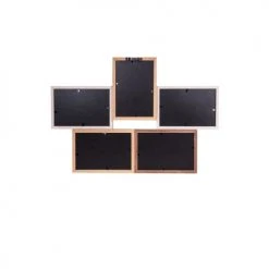 Ceanothe Cadres Et Albums Photos Cadre Photo Multivues 5 Vues Bois Reconstitué 45x31,5 -Pêle-mêle photos Soldes cadre photo multivues 5 vues bois reconstitue 45x31 5 3