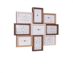 Ceanothe Cadres Et Albums Photos Cadre Photo Multivues 9 Vues Bois Reconstitué 50x45 -Pêle-mêle photos Soldes cadre photo multivues 9 vues bois reconstitue 50x45 5