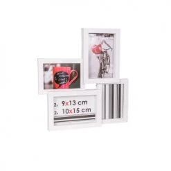 Ceanothe Cadres Et Albums Photos Cadre Photo Multivues Blanc 4 Photos Pvc Rigide -Pêle-mêle photos Soldes cadre photo multivues blanc 4 photos pvc rigide 2