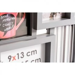 Ceanothe Cadres Et Albums Photos Cadre Photo Multivues Gris 4 Photos Pvc Rigide -Pêle-mêle photos Soldes cadre photo multivues gris 4 photos pvc rigide 1