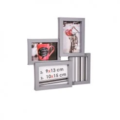Ceanothe Cadres Et Albums Photos Cadre Photo Multivues Gris 4 Photos Pvc Rigide -Pêle-mêle photos Soldes cadre photo multivues gris 4 photos pvc rigide 3