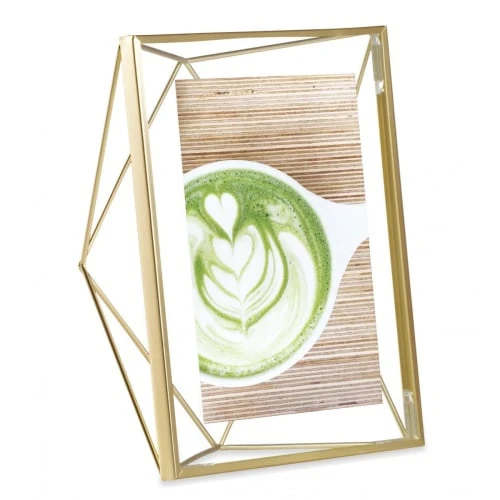 Umbra Pêle-mêle Photos Cadre Photo Mural Ou à Poser En Métal Couleur Laiton Doré - 13x18cm 2 Umbra Pêle-mêle Photos Cadre Photo Mural Ou à Poser En Métal Couleur Laiton Doré - 13x18cm