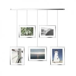 Umbra Pêle-mêle Photos Cadres Photos Exhibit Métal Chrome -Pêle-mêle photos Soldes cadres photos exhibit metal chrome 2