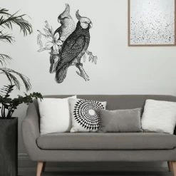 STC Stickers Muraux Décoration Adhésive Murale Cacatoes 50x70cm -Pêle-mêle photos Soldes decoration adhesive murale cacatoes 50x70cm 1