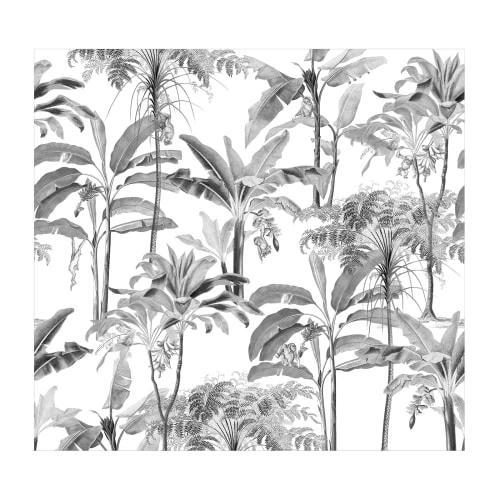 Art For The Home Papiers Peints Fresque Panoramique Palmiers Milou Gris Blanc 300x280cm 4 Art For The Home Papiers Peints Fresque Panoramique Palmiers Milou Gris Blanc 300x280cm – Image 2