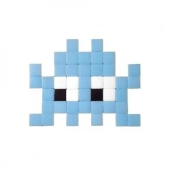 Fenel & Arno Stickers Muraux Mosaïque Invaders En Verre Bleu