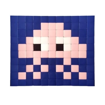 Fenel & Arno Stickers Muraux Mosaïque Invaders En Verre Rouge 8 Fenel & Arno Stickers Muraux Mosaïque Invaders En Verre Rouge – Image 6