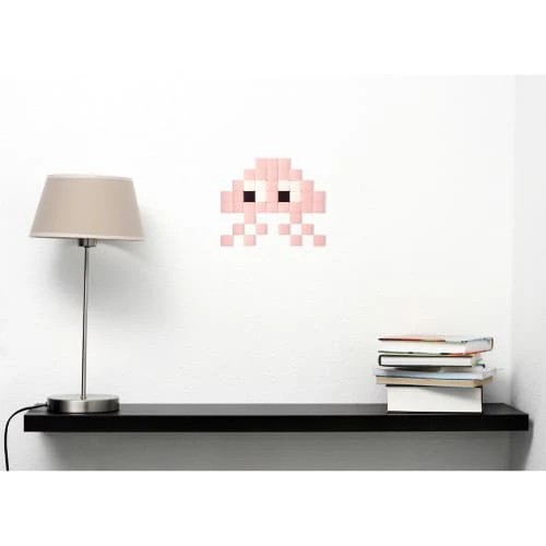 Fenel & Arno Stickers Muraux Mosaïque Invaders En Verre Rose 4 Fenel & Arno Stickers Muraux Mosaïque Invaders En Verre Rose – Image 2