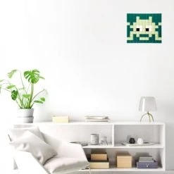 Fenel & Arno Stickers Muraux Mosaïque Invaders En Verre Vert 10 Fenel & Arno Stickers Muraux Mosaïque Invaders En Verre Vert -Pêle-mêle photos Soldes mosaique invaders en verre vert 2