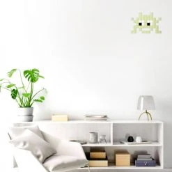 Fenel & Arno Stickers Muraux Mosaïque Invaders En Verre Vert Clair -Pêle-mêle photos Soldes mosaique invaders en verre vert clair 3