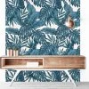 Le Grand Cirque Papiers Peints Papier Peint Adhésif Palmeraie Bleu Paon 80cmx2m50 -Pêle-mêle photos Soldes papier peint adhesif palmeraie bleu paon 80cmx2m50 1