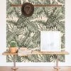 Le Grand Cirque Papiers Peints Papier Peint Adhésif Palmeraie Céladon 80cmx2m50 -Pêle-mêle photos Soldes papier peint adhesif palmeraie celadon 80cmx2m50