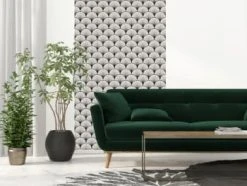 Le Grand Cirque Papiers Peints Papier Peint Adhésif Seigaiha Noir 60cmx2m50 -Pêle-mêle photos Soldes papier peint adhesif seigaiha noir 60cmx2m50 5