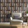 Hexoa Papiers Peints Papier Peint Bibliothèque 53x840cm -Pêle-mêle photos Soldes papier peint bibliotheque 53x840cm
