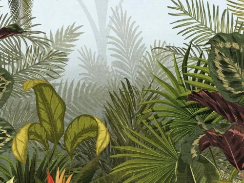 Hexoa Papiers Peints Papier Peint Decor Tropical Fleuri 53x840cm 4 Hexoa Papiers Peints Papier Peint Decor Tropical Fleuri 53x840cm – Image 2