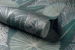 Hexoa Papiers Peints Papier Peint éventail Deep Green 53x1000cm -Pêle-mêle photos Soldes papier peint eventail deep green 53x1000cm 2