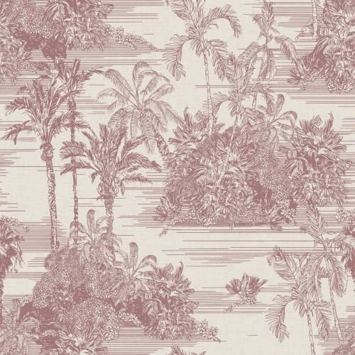 Hexoa Papiers Peints Papier Peint Exotique Toile De Jouy Rouge 53x1000cm 4 Hexoa Papiers Peints Papier Peint Exotique Toile De Jouy Rouge 53x1000cm – Image 2