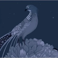 Acte Deco Papiers Peints Papier-peint Faisan Nocturne - X -Pêle-mêle photos Soldes papier peint faisan nocturne x 3