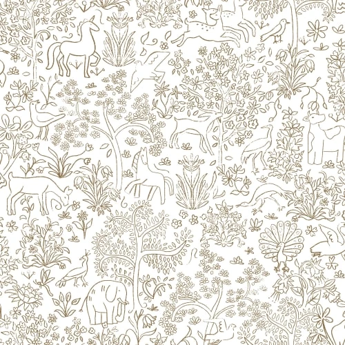 Superfresco Easy Papiers Peints Papier Peint Forêt Magique Ocre 1005x52cm 4 Superfresco Easy Papiers Peints Papier Peint Forêt Magique Ocre 1005x52cm – Image 2