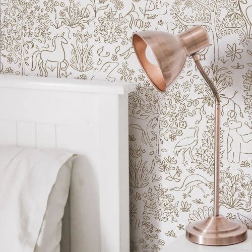 Superfresco Easy Papiers Peints Papier Peint Forêt Magique Ocre 1005x52cm 5 Superfresco Easy Papiers Peints Papier Peint Forêt Magique Ocre 1005x52cm – Image 3