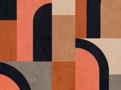 Hexoa Papiers Peints Papier Peint Graphique Block Color 53x840cm -Pêle-mêle photos Soldes papier peint graphique block color 53x840cm 2