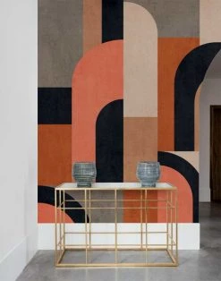 Pêle-mêle photos Soldes 11 Hexoa Papiers Peints Papier Peint Graphique Block Color 53x840cm