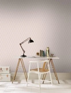 Superfresco Easy Papiers Peints Papier Peint Intissé Bercy Rose 1005x52cm