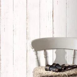 Superfresco Easy Papiers Peints Papier Peint Intissé Bois Naturel Blanc 1005x52cm -Pêle-mêle photos Soldes papier peint intisse bois naturel blanc 1005x52cm 3