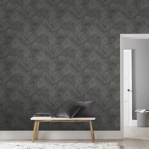 Superfresco Easy Papiers Peints Papier Peint Intissé Feuilles D'été Gris 1005x52cm 3 Superfresco Easy Papiers Peints Papier Peint Intissé Feuilles D'été Gris 1005x52cm