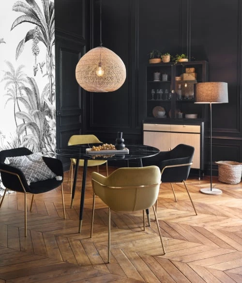 Maisons Du Monde Papiers Peints Papier Peint Intissé Imprimé Jungle Noir Et Blanc 300x350 6 Maisons Du Monde Papiers Peints Papier Peint Intissé Imprimé Jungle Noir Et Blanc 300x350 – Image 4