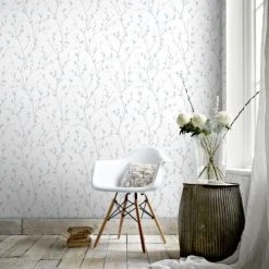 Superfresco Easy Papiers Peints Papier Peint Intissé Karma Vinyle Expansé Blanc Bleu 1005x52cm 9 Superfresco Easy Papiers Peints Papier Peint Intissé Karma Vinyle Expansé Blanc Bleu 1005x52cm -Pêle-mêle photos Soldes papier peint intisse karma vinyle expanse blanc bleu 1005x52cm 2