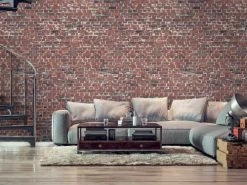 Hexoa Papiers Peints Papier Peint Intissé Mur De Briques 53x840cm