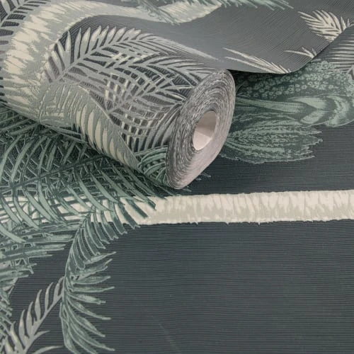 Boutique Papiers Peints Papier Peint Intissé Palmiers Exotiques Vert 1005x52cm 6 Boutique Papiers Peints Papier Peint Intissé Palmiers Exotiques Vert 1005x52cm – Image 4