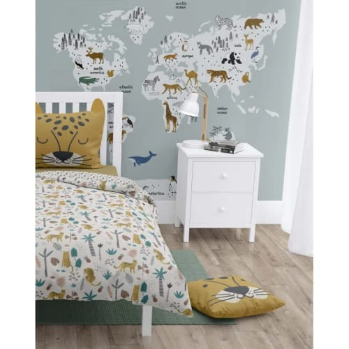 Future Home Papiers Peints Papier Peint Intissé Panoramique Imprimé Map 250x270cm 4 Future Home Papiers Peints Papier Peint Intissé Panoramique Imprimé Map 250x270cm – Image 2