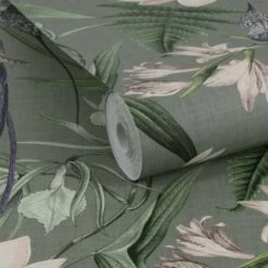 Superfresco Easy Papiers Peints Papier Peint Jardins De Paradis Gris 1005x52cm -Pêle-mêle photos Soldes papier peint jardins de paradis gris 1005x52cm 3