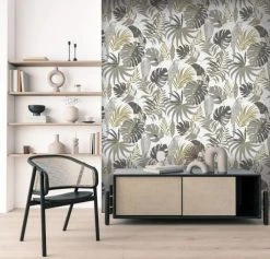 Hexoa Papiers Peints Papier Peint Jungle Coco Exotique 53x1000cm